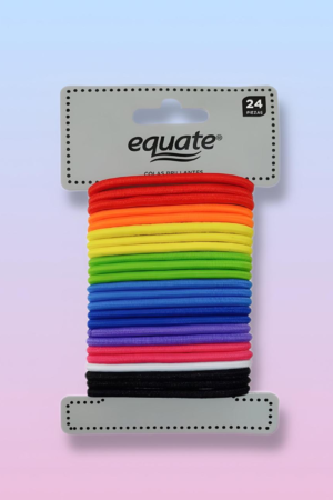 Colas Para Cabello Brillantes Marca Equate 24 pzs