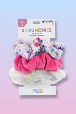 Colas confeti Scrunchies