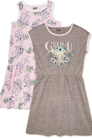 Set de vestido para niña de Disney Star Wars Baby Yoda 4/5