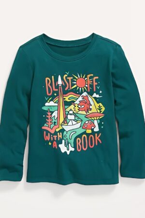 T-shirt para niño de manga larga, OLD NAVY T3