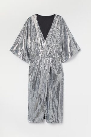 Vestido de lentejuelas H&M (XL)