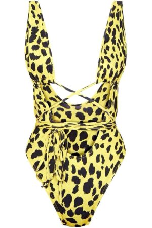 Traje de baño de una sola pieza con estampado (T: S)