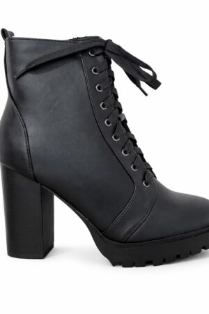 Bota negra de tacón Marco Republic