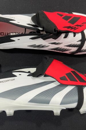 Tacos para futbol Adidas Predator Blanco/Rojo